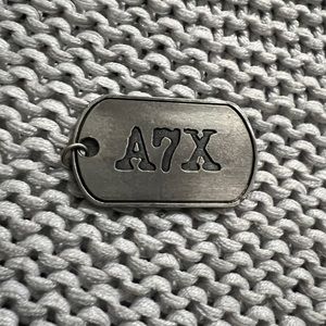 Avenged sevenfold necklace - dog tag VINTAGE